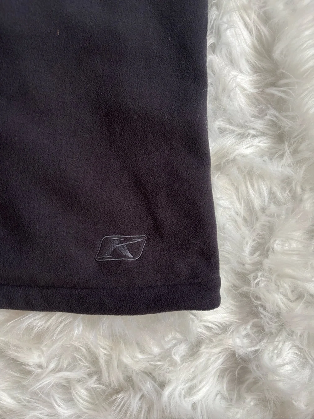Klim Men’s Black Fleece Vest - Lightweight Warmth